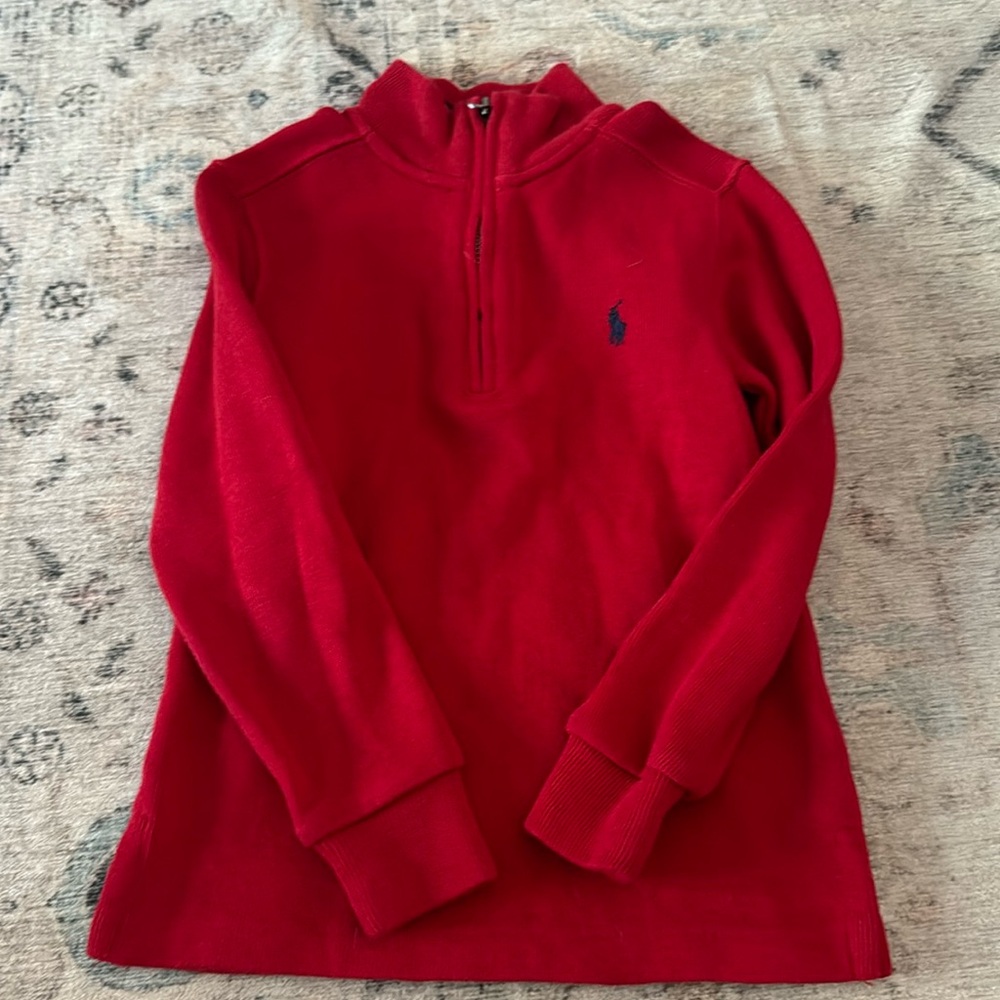 Polo size 4/4T sweater pullover EUC